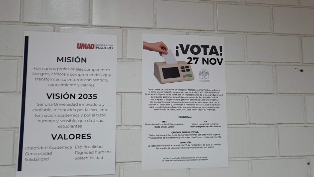 simulación electoral UMAD